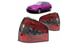 Tuled Audi A3 8L tagumine Crystal punane Smoked