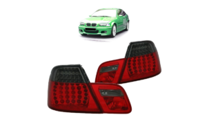 Tuled BMW 3 E46 tagumine LED punane-Smoked