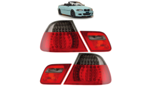 Tuled BMW 3 E46 tagumine LED punane-Smoked