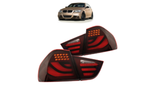Tuled BMW 3 E90 Facelift tagumine LED punane-Smoked