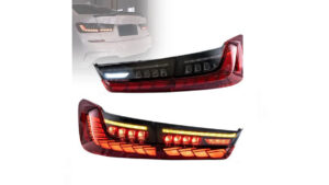 Tuled BMW 3 G20 G80 tagumine Dynamic LED punane