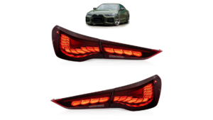 Tuled BMW 4 G22 G23 G83 G26 tagumine Dynamic LED punane