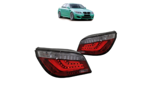 Tuled BMW 5 E60 Facelift tagumine LED punane-Smoked