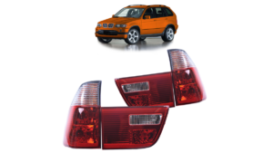 Tuled BMW E53 X5 tagumine punane/Smoked