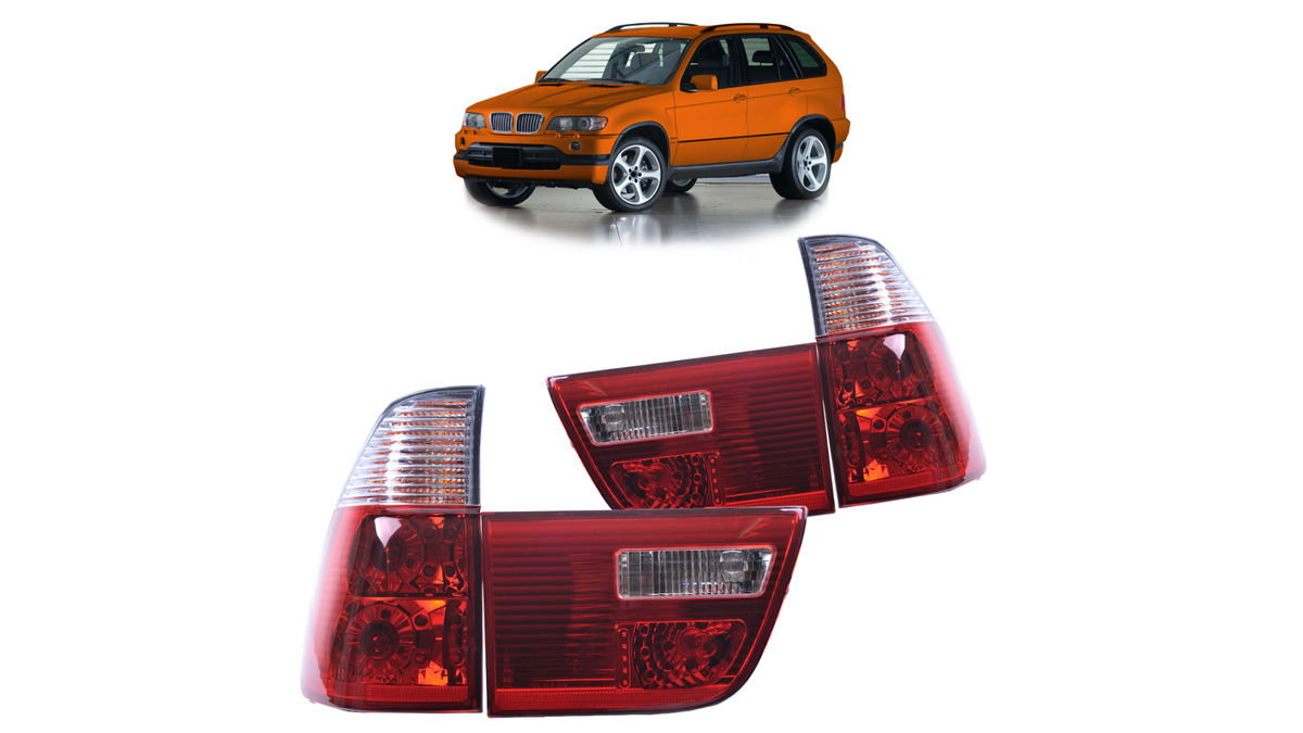 Tuled BMW E53 X5 tagumine punane/Smoked