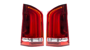 Tuled Mercedes-Benz Vito W447 tagumine Dynamic LED must-punane