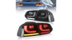 Tuled Volkswagen Golf VI tagumine Dynamic LED Smoked