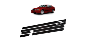 Trim BMW 3 E36 külje 6pcs. must