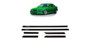 Trim BMW 3 E36 külje 6pcs. must