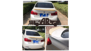 Spoiler BMW 3 F30 Lip läikiv must