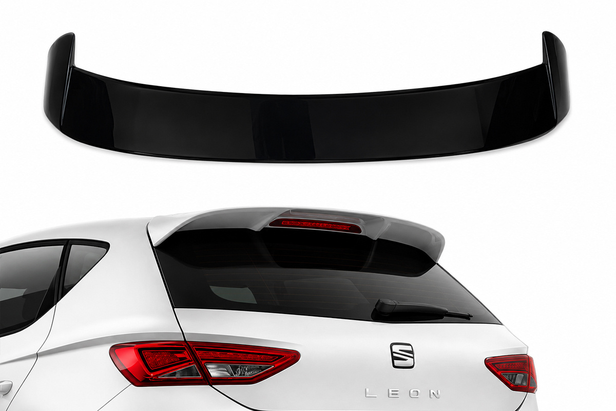 Spoiler SEAT LEON läikiv must