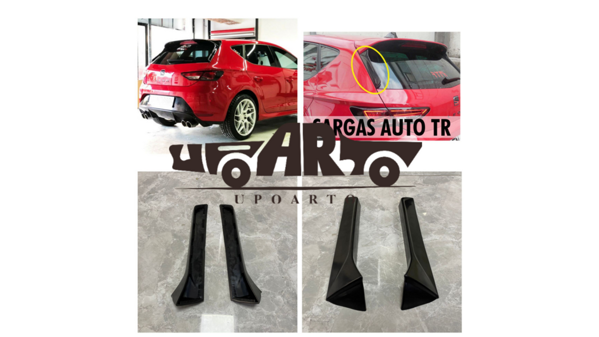 Spoiler SEAT LEON läikiv must