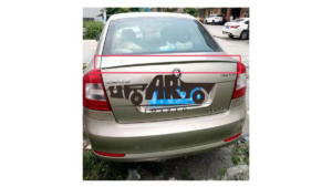 Spoiler Skoda Octavia II Lip läikiv must