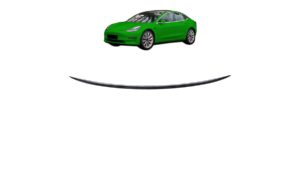 Spoiler Tesla Model 3 Lip läikiv must