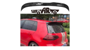 Spoiler Volkswagen Golf 7 läikiv must
