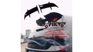 Spoiler Volkswagen Golf 7 läikiv must