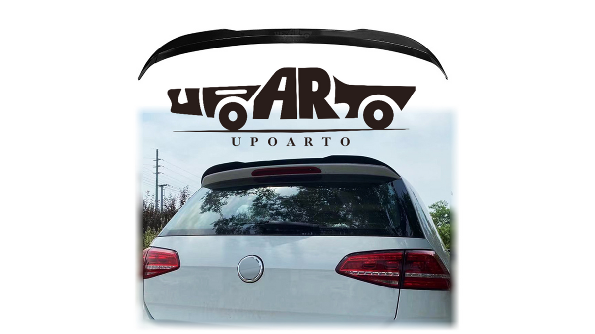 Spoiler Volkswagen Golf 7 läikiv must