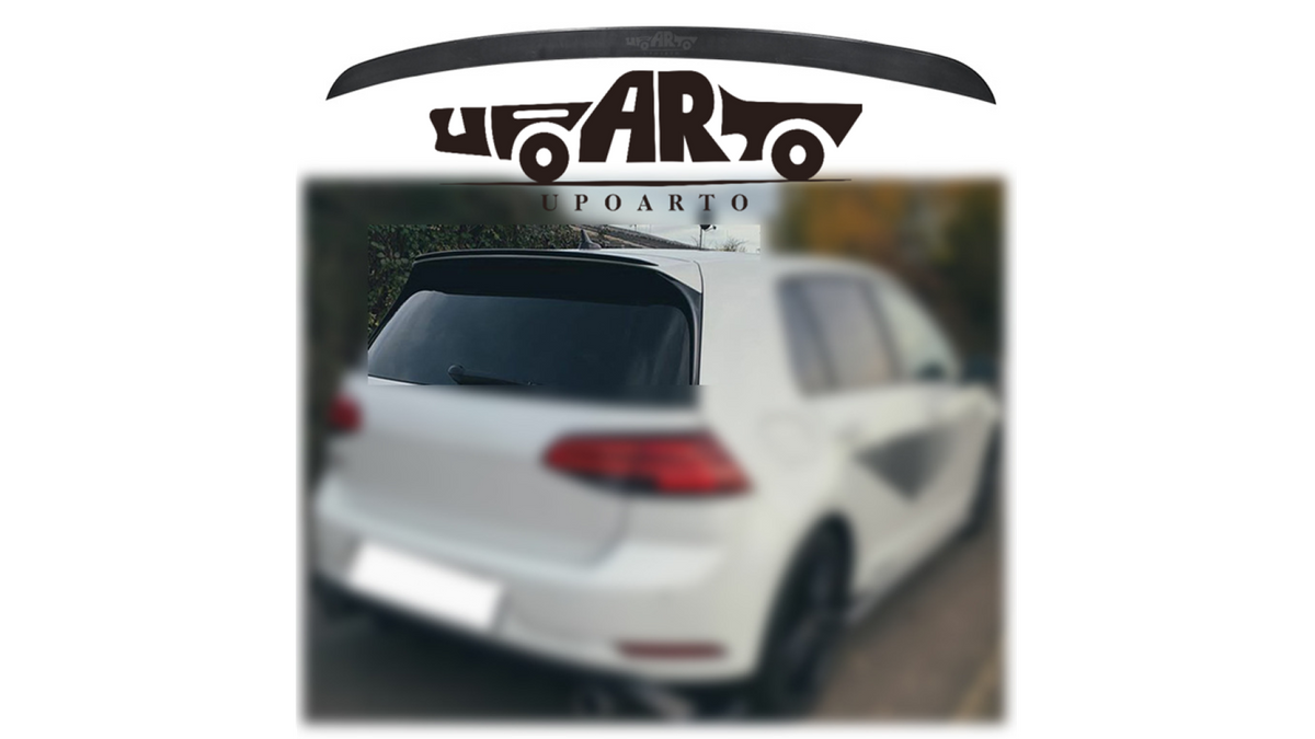 Spoiler Volkswagen Golf 7 läikiv must