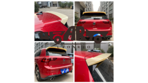 Spoiler Volkswagen Golf 8 läikiv must