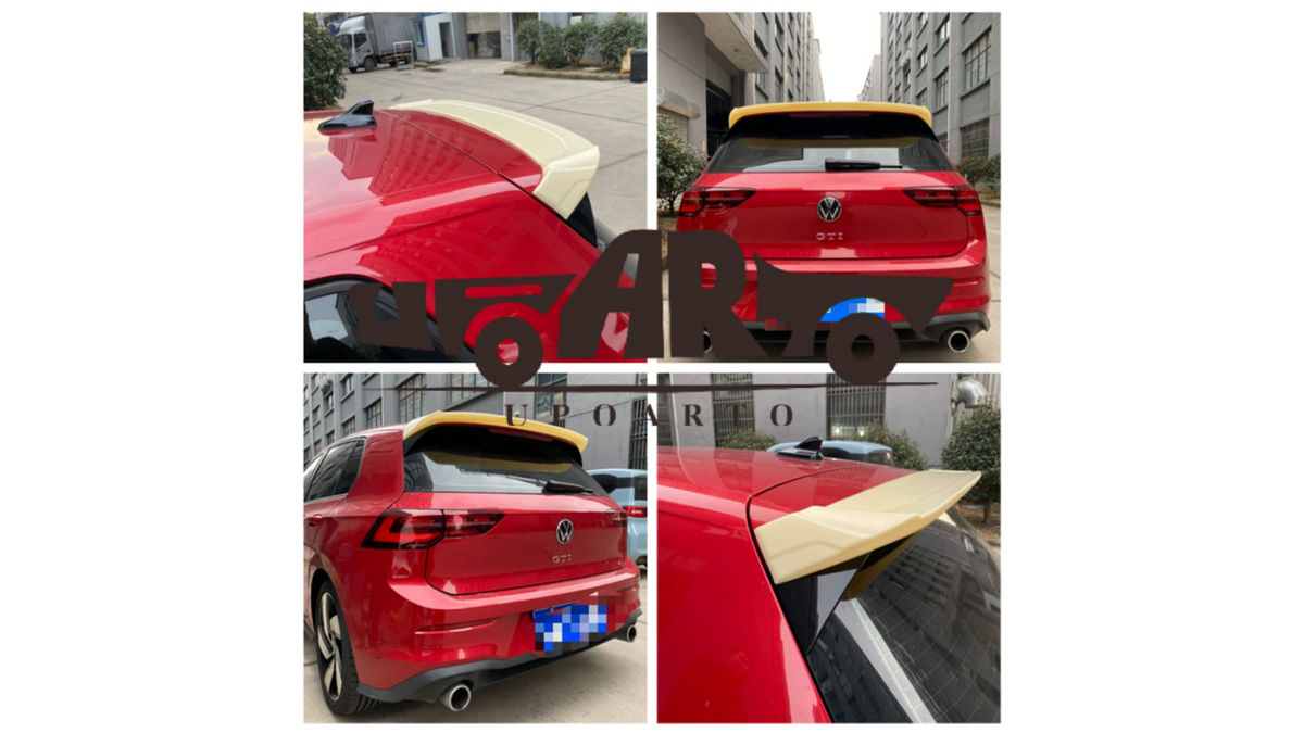 Spoiler Volkswagen Golf 8 läikiv must
