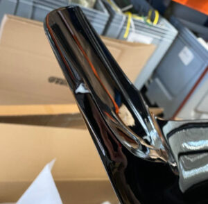 Spoiler Volkswagen Golf 8 läikiv must