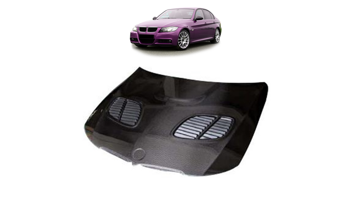 Kapoti BMW 3 E90 E91 koos Õhu Vent Carbon