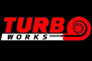 TurboWorks Kleebis punane-valge 20cm
