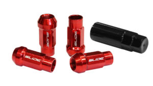 Veljepoldid SLIDE JDM teras M12x1.5 punane ​