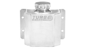 Oil catch can TurboWorks 1 l Bulkhead hõbedane
