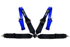Sport turvavööd Slide Quick 4p 2"+3" sinine-must