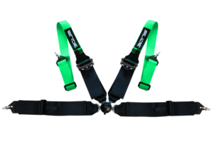 Sport turvavööd Slide Quick 4p 2"+3" roheline-must