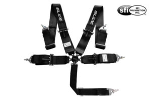 Sport turvavööd Slide Quick 5p 3" must Approval SFI