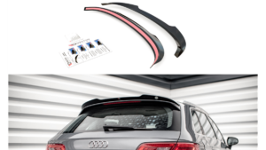 Spoiler Cap Audi A3 8V Läikiv must