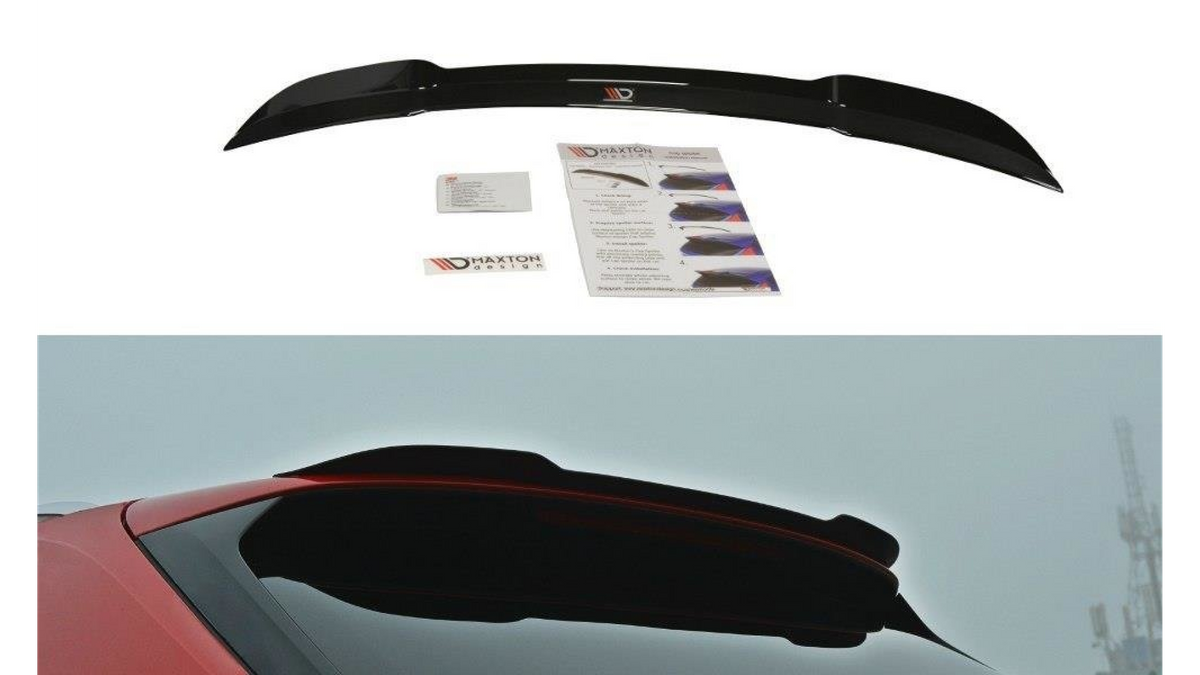 Spoiler Cap Audi A4 B9 S-Line Avant Läikiv must