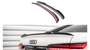 Spoiler Cap Audi A6 C8 Läikiv must