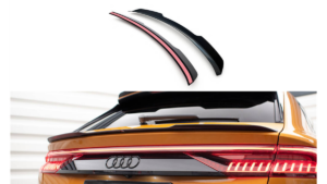 Spoiler Cap Audi Q8 4M S-Line Lower Läikiv must