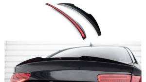 Spoiler Cap Audi S4 B8 Facelift Läikiv must