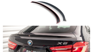 Spoiler Cap BMW X6 F16 F86 M-Pack 3D v.2 Läikiv must