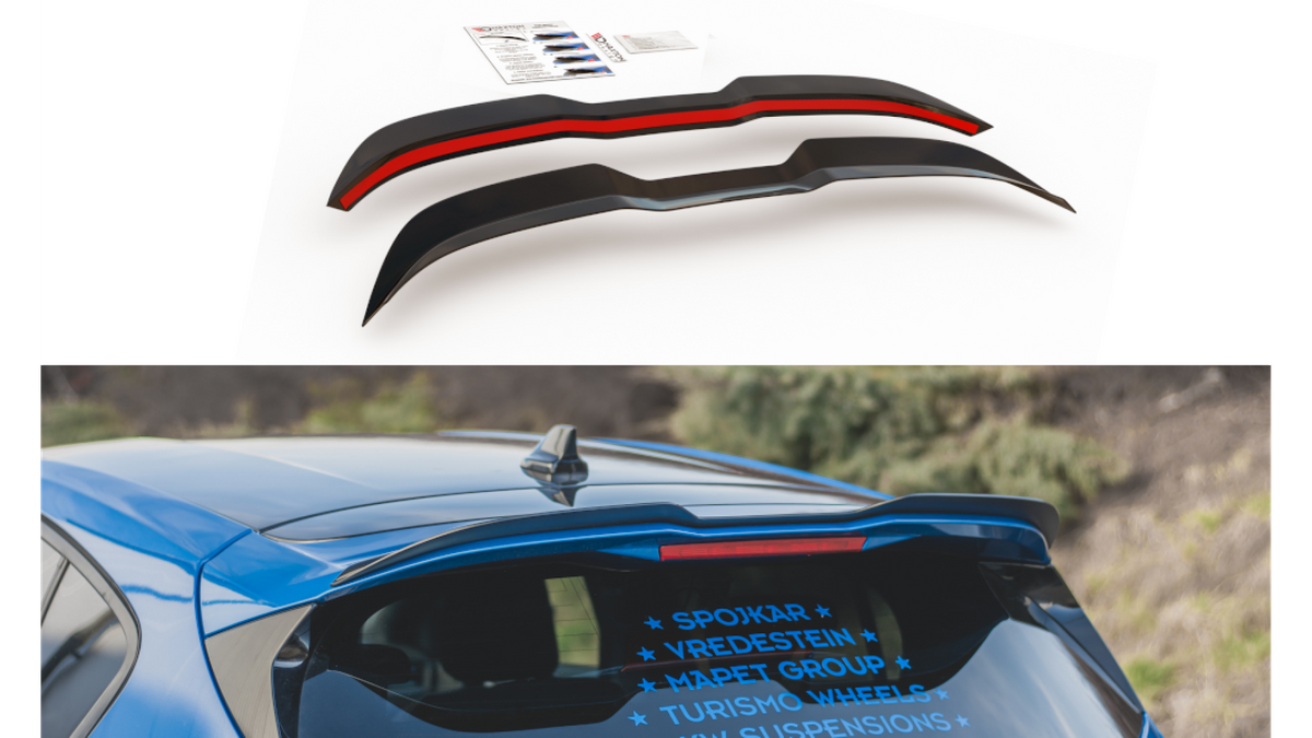 Spoiler Cap Ford Focus IV ST v.1 Läikiv must