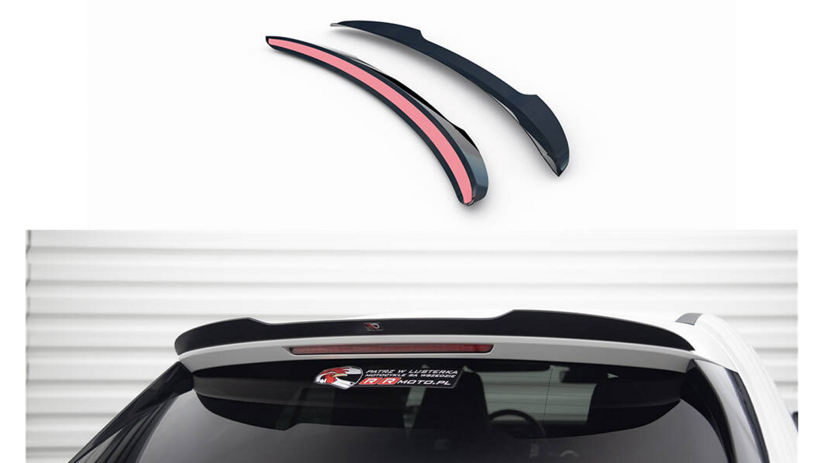 Spoiler Cap Mercedes-Benz CLA Shooting Brake (X118) Läikiv must