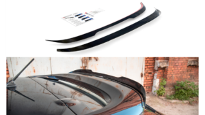 Spoiler Cap Mitsubishi Lancer Sportback VIII Läikiv must