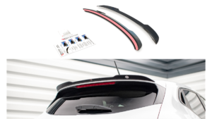 Spoiler Cap Renault Clio V Läikiv must