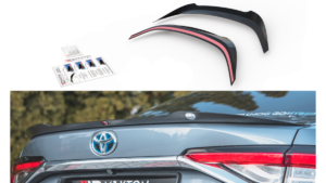 Spoiler Cap Toyota Corolla XII Läikiv must