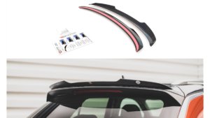 Spoiler Cap Volkswagen T-Roc Läikiv must