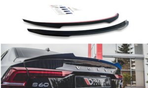 Spoiler Cap Volvo S60 III R-Design Läikiv must