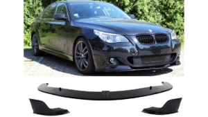 Esi splitter läikiv must BMW 5 (E60, E61) Sedan Touring (2003-2010) M-Tech