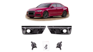 Udutule katted Audi A4 B9 hõbedane