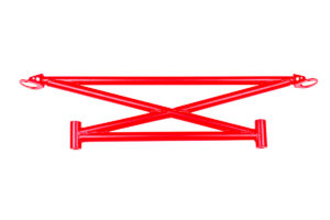 Xbrace Strut bar BMW 3 E46 Coupe Sedan Touring punane