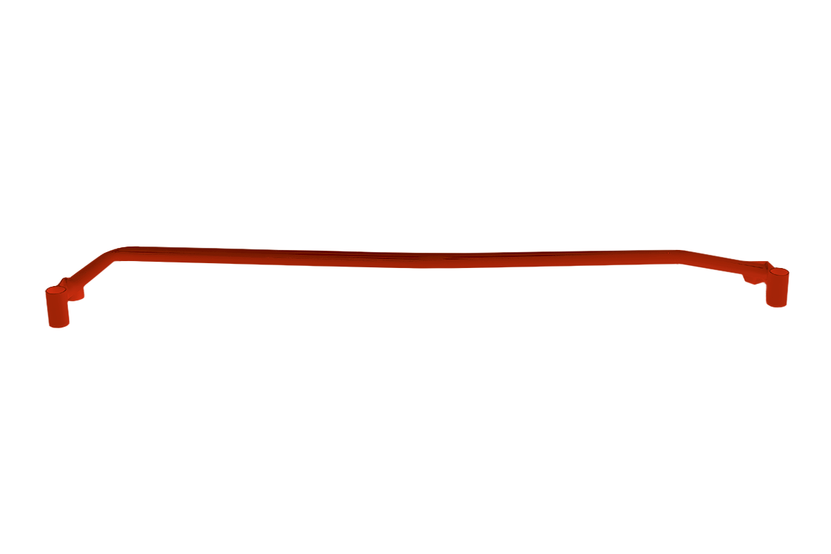 Eesmine ülemine Strut bar BMW X5 E53 punane