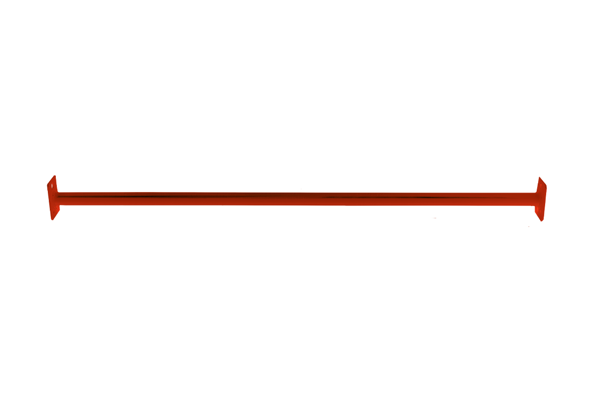Tagumine ülemine Strut bar Fiat Seicento Cinquecento SC CC punane
